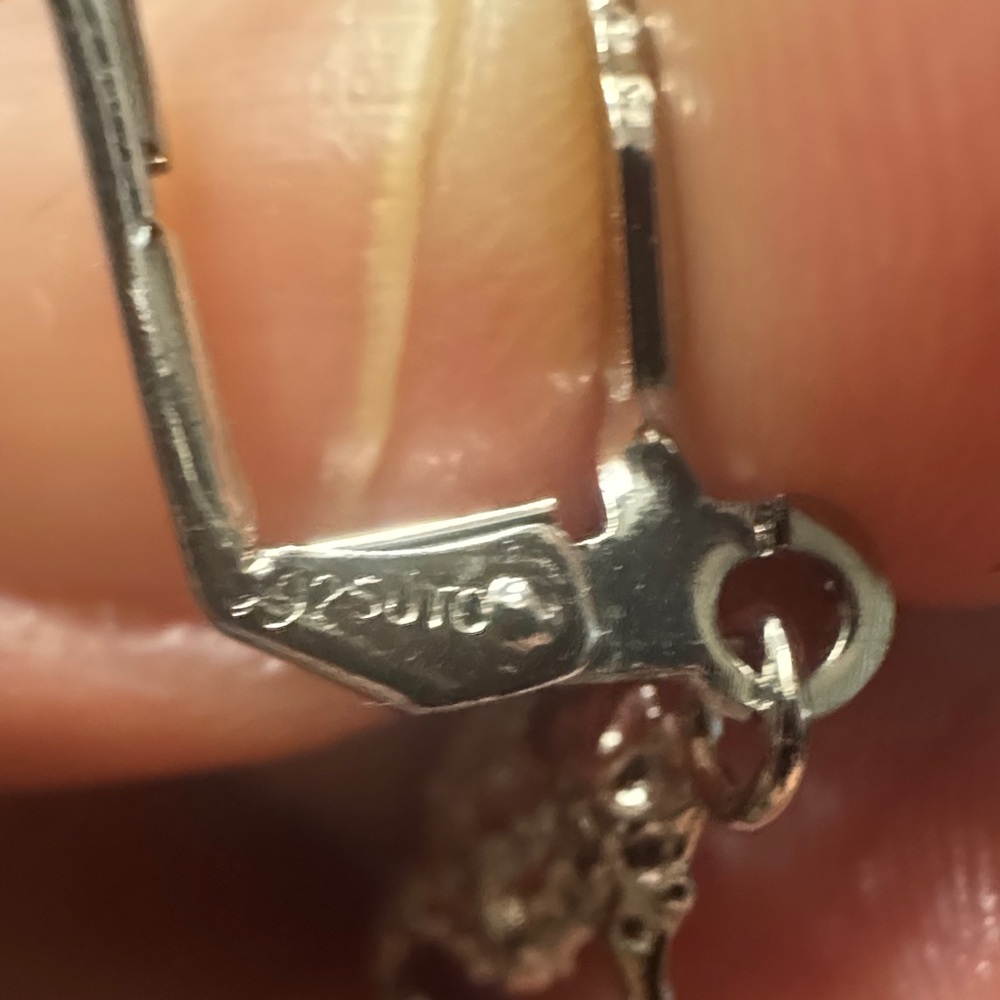 Sterling Silver Seahorse Earrings - Picture 4 of 4